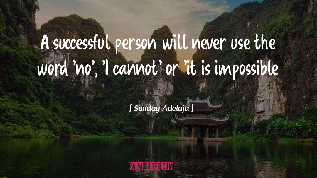 Successful Person quotes by Sunday Adelaja