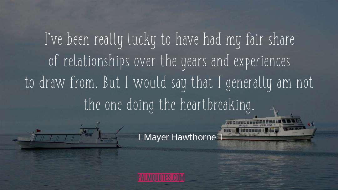 Successful Relationships quotes by Mayer Hawthorne