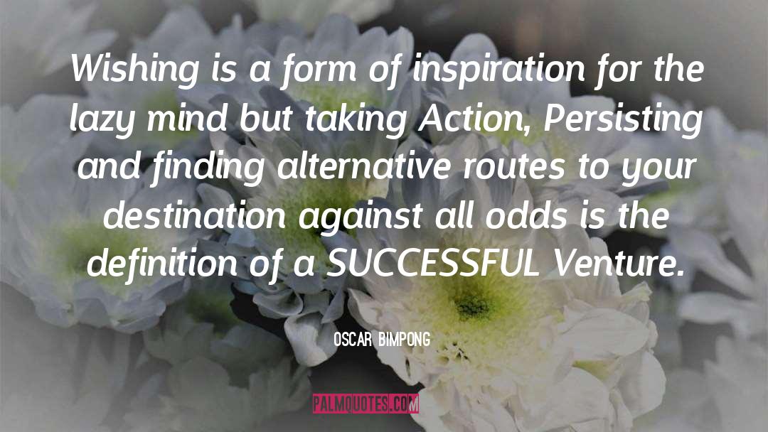 Successful Venture quotes by Oscar Bimpong