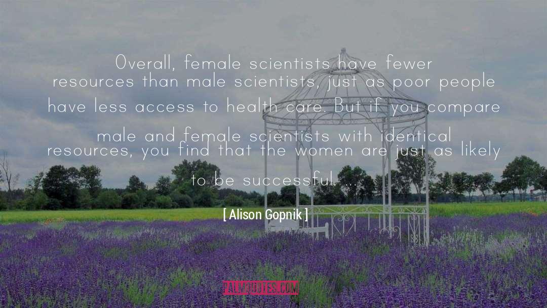 Successful Women quotes by Alison Gopnik