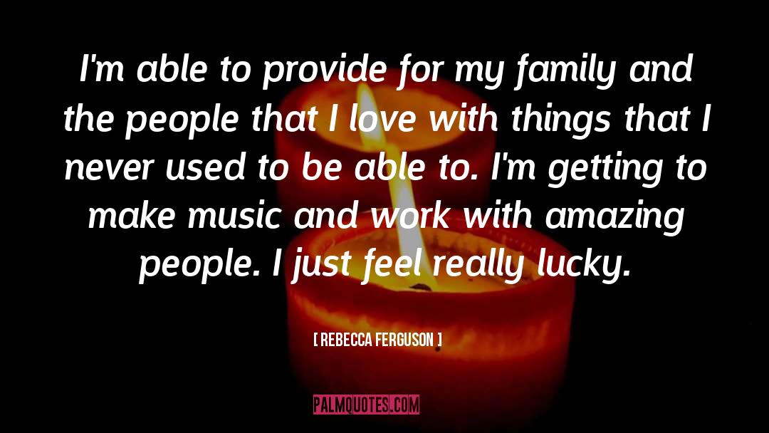 Successful Work quotes by Rebecca Ferguson