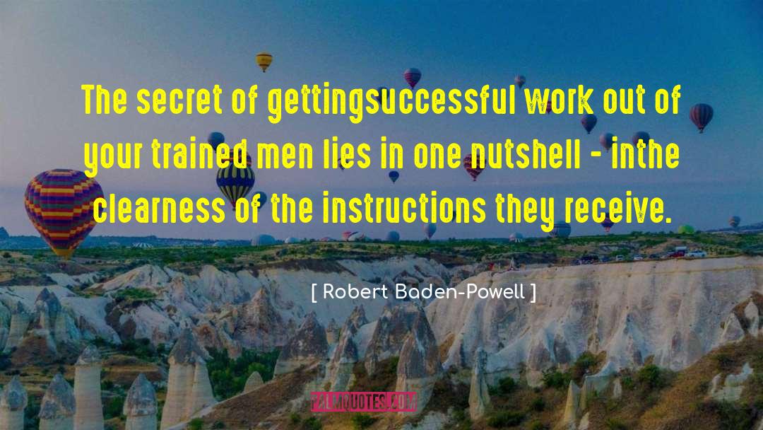 Successful Work quotes by Robert Baden-Powell