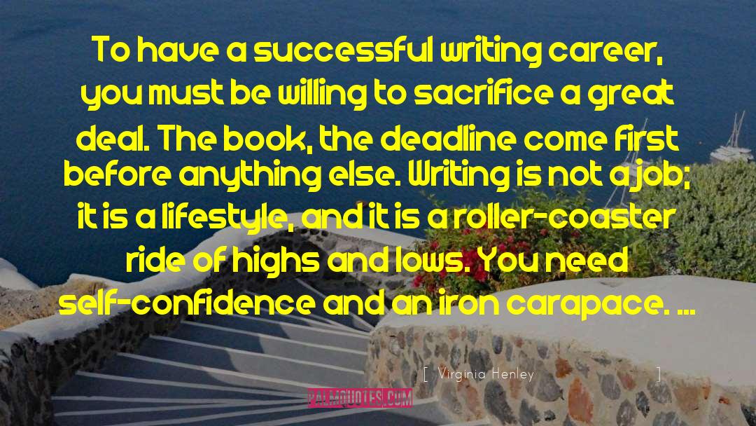 Successful Writing quotes by Virginia Henley