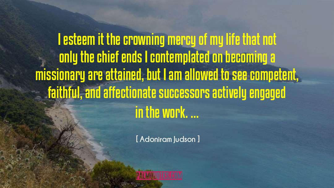 Successors quotes by Adoniram Judson