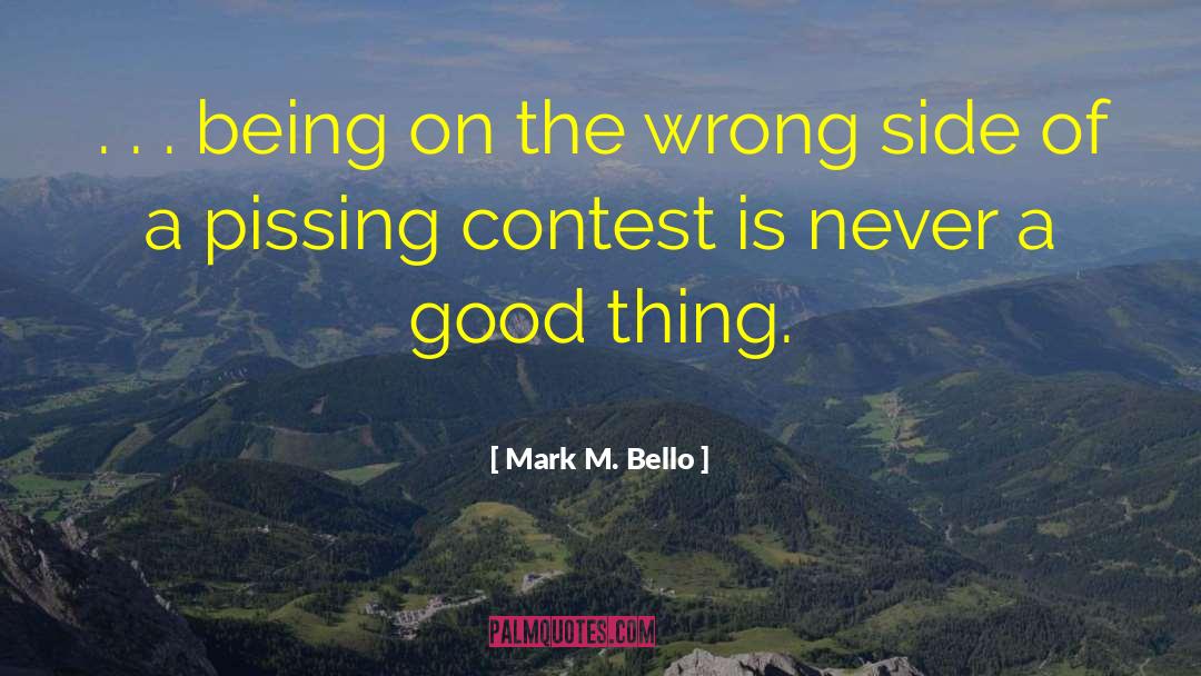 Sucrets Side quotes by Mark M. Bello