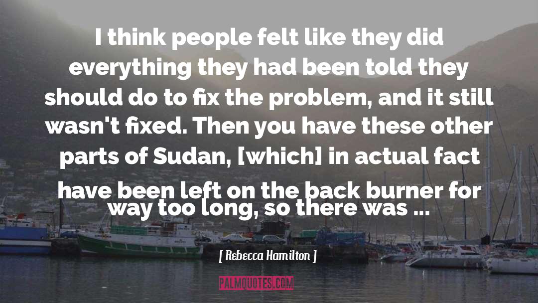 Sudan quotes by Rebecca Hamilton