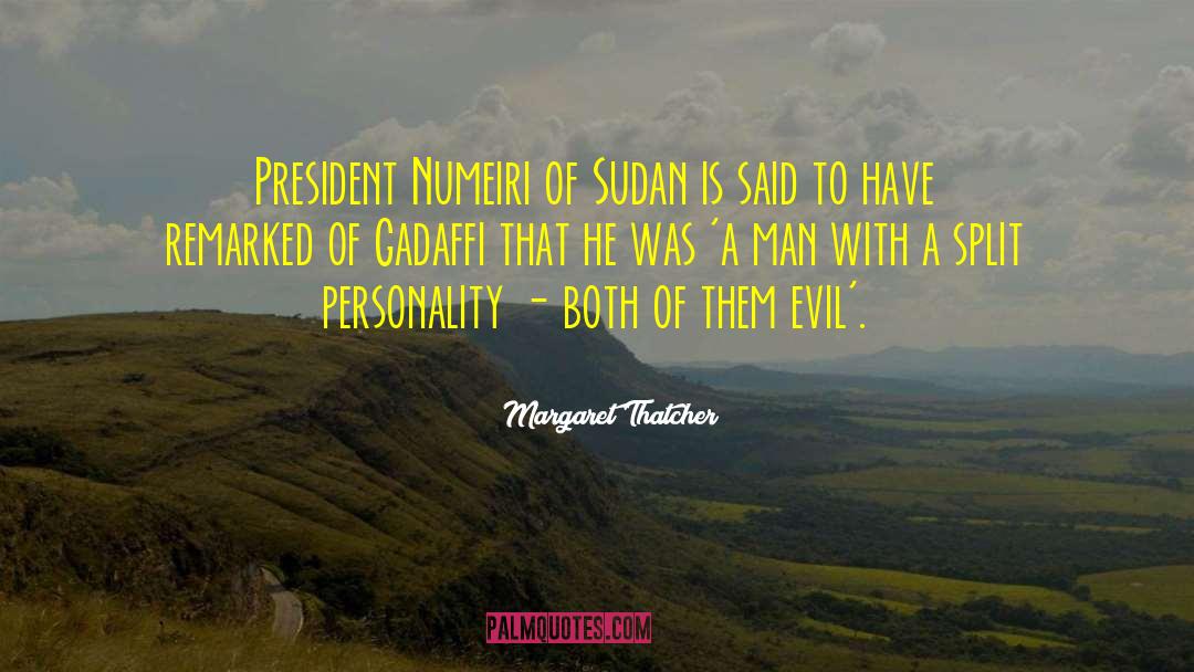 Sudan quotes by Margaret Thatcher