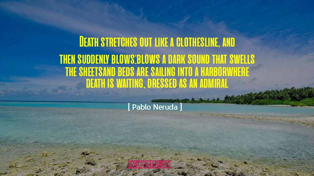 Suddenly Death quotes by Pablo Neruda