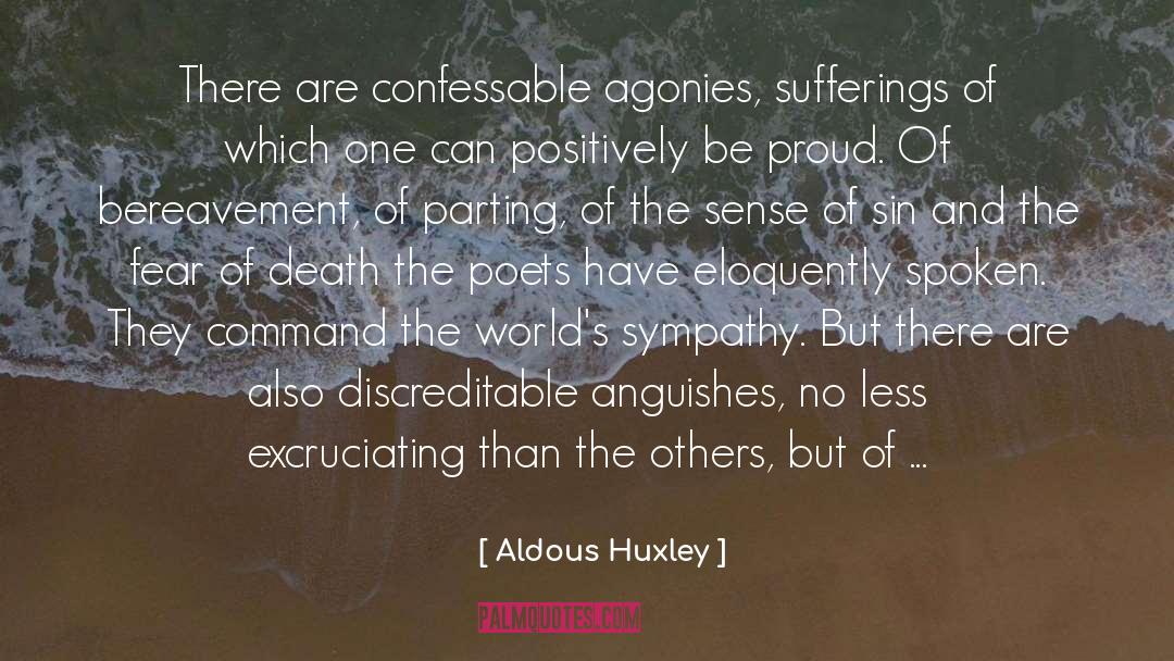 Sufferers quotes by Aldous Huxley