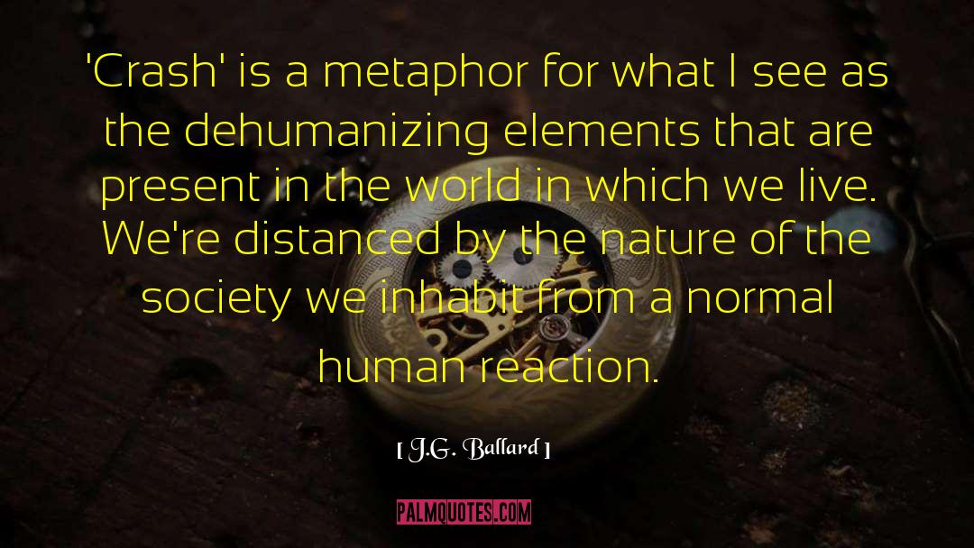 Suffering In Nature quotes by J.G. Ballard