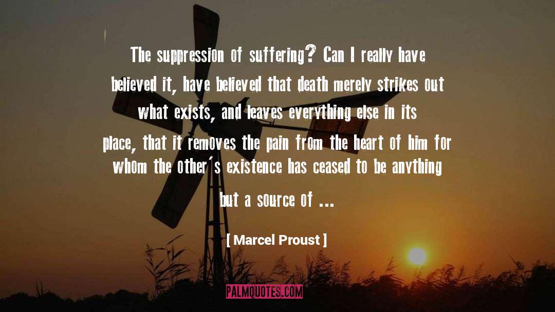Suffering In Pain quotes by Marcel Proust