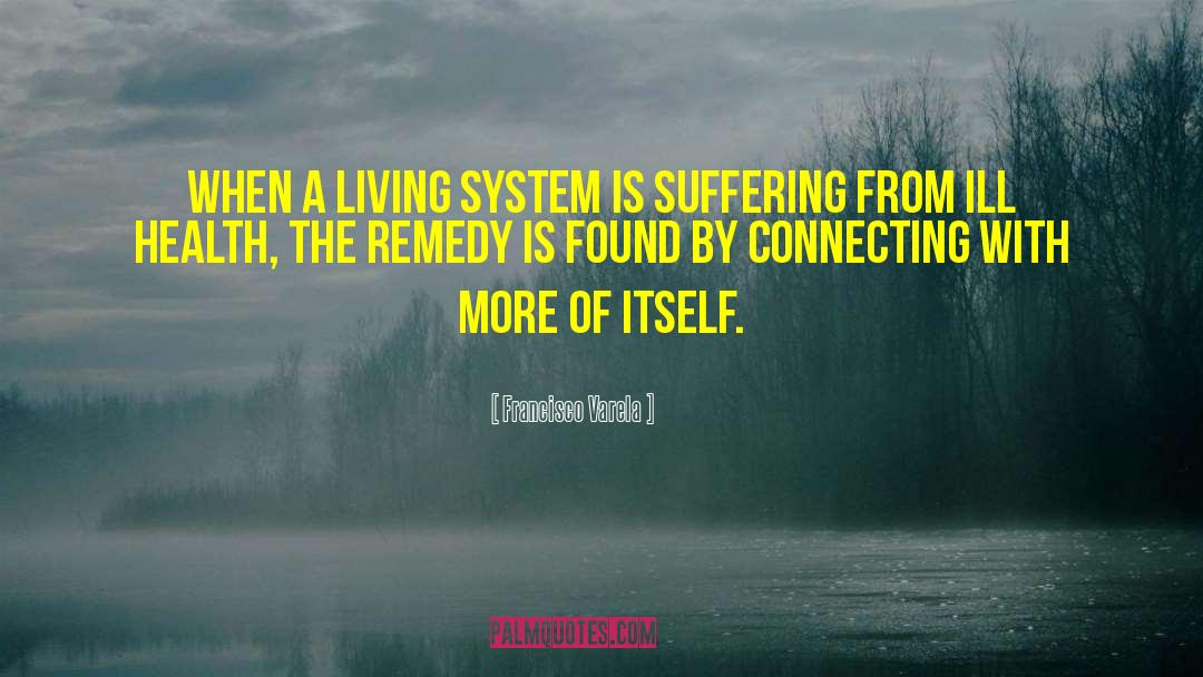 Suffering Life quotes by Francisco Varela