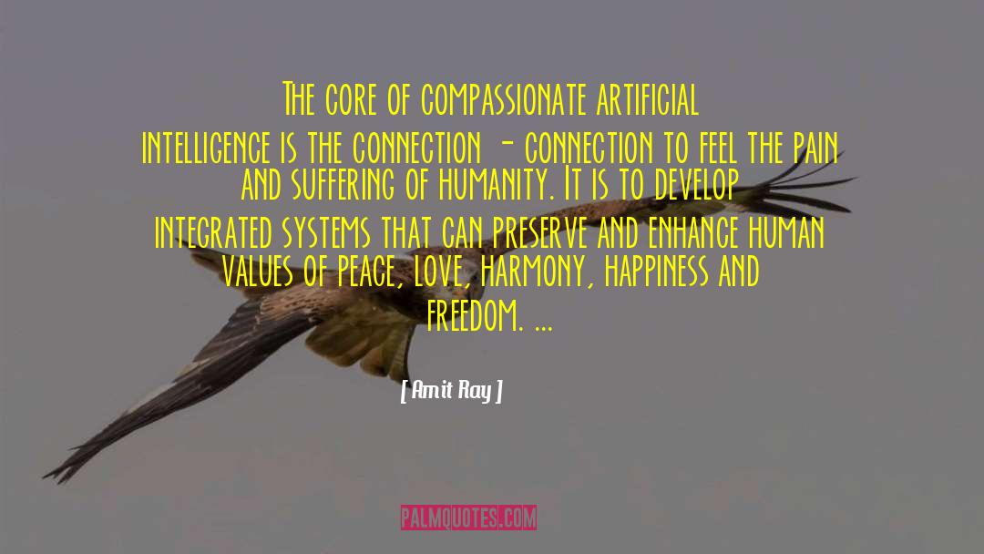 Suffering Of Humanity quotes by Amit Ray