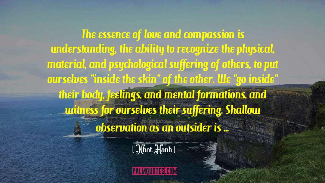 Suffering Of Others quotes by Nhat Hanh