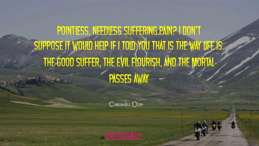 Suffering Pain quotes by Cassandra Clare