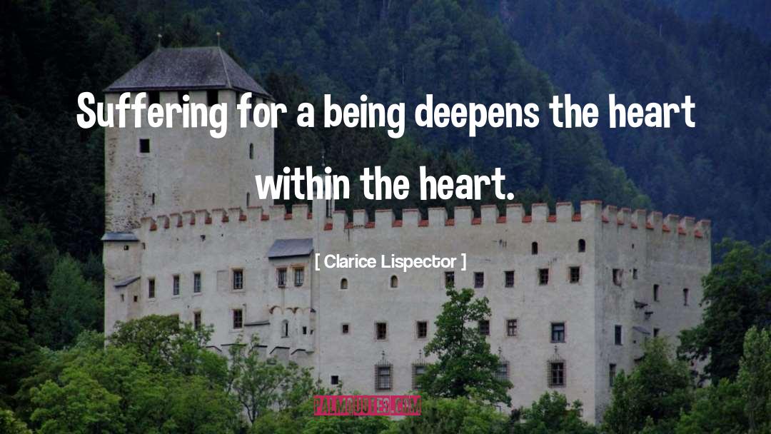 Suffering quotes by Clarice Lispector