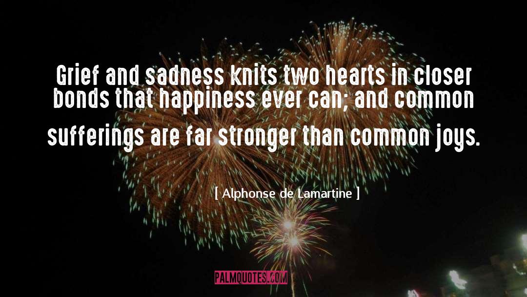 Sufferings quotes by Alphonse De Lamartine