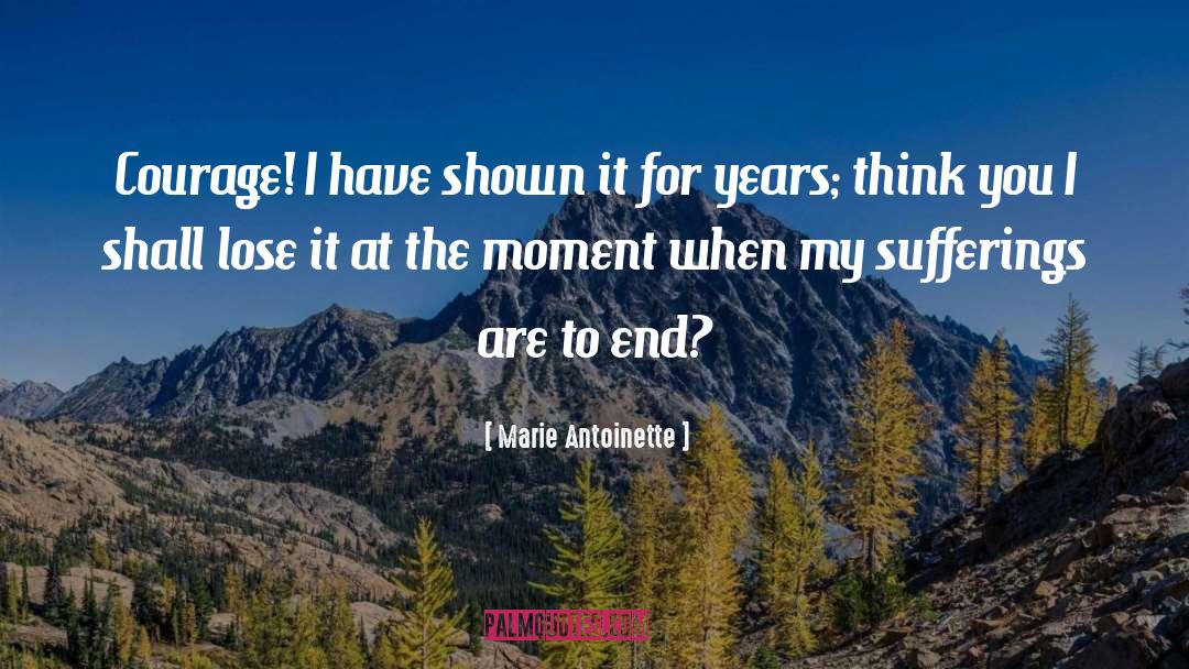 Sufferings quotes by Marie Antoinette