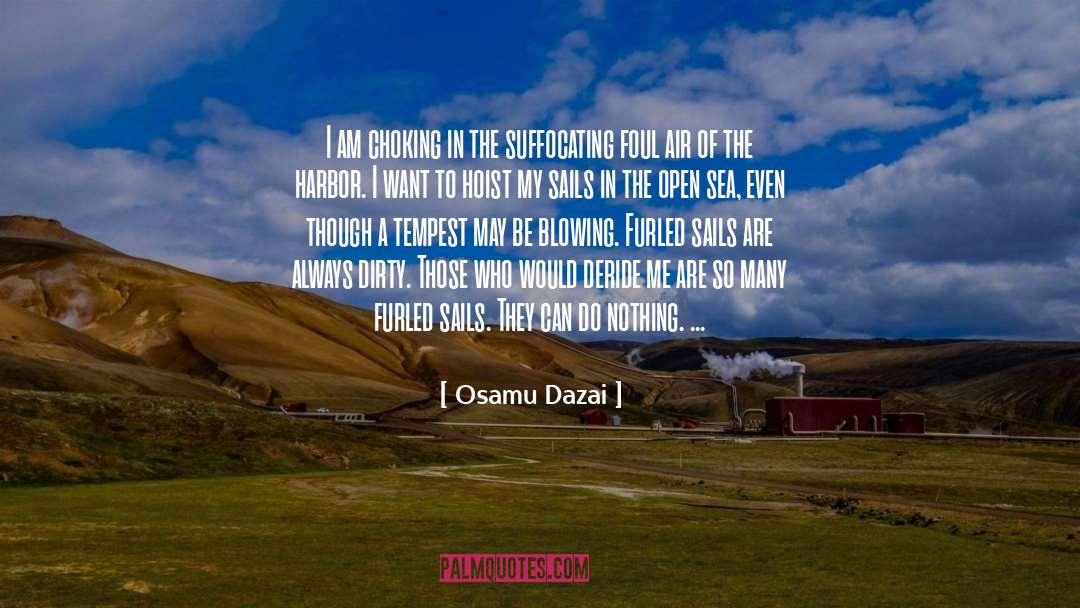 Suffocating quotes by Osamu Dazai