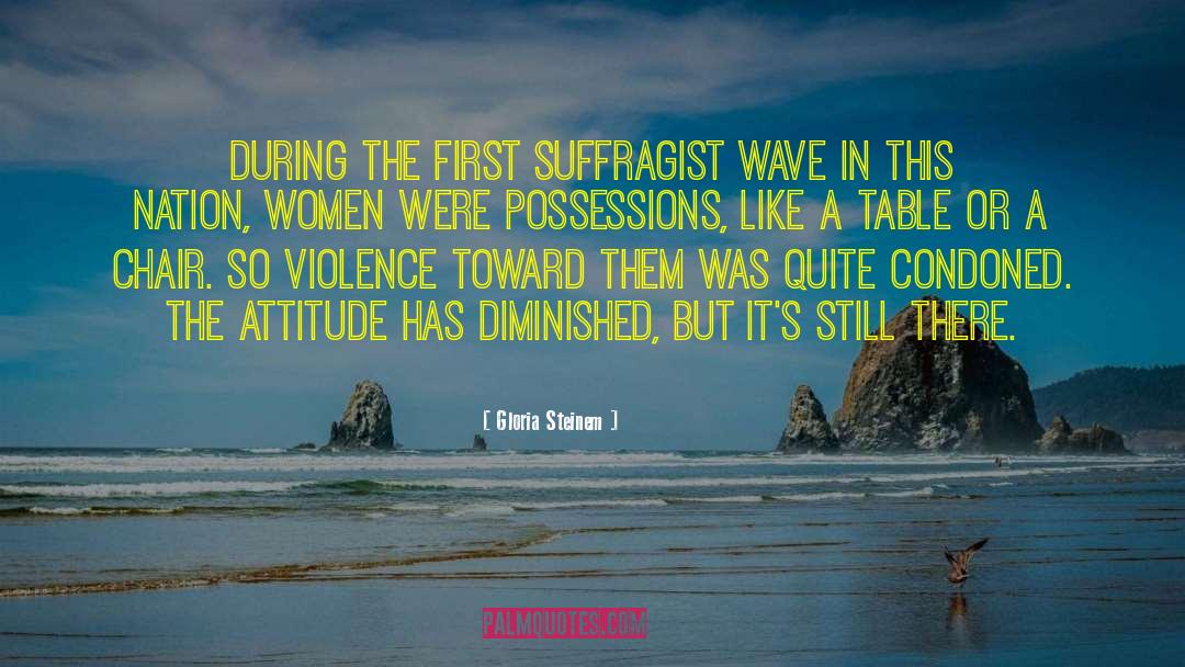 Suffragist quotes by Gloria Steinem