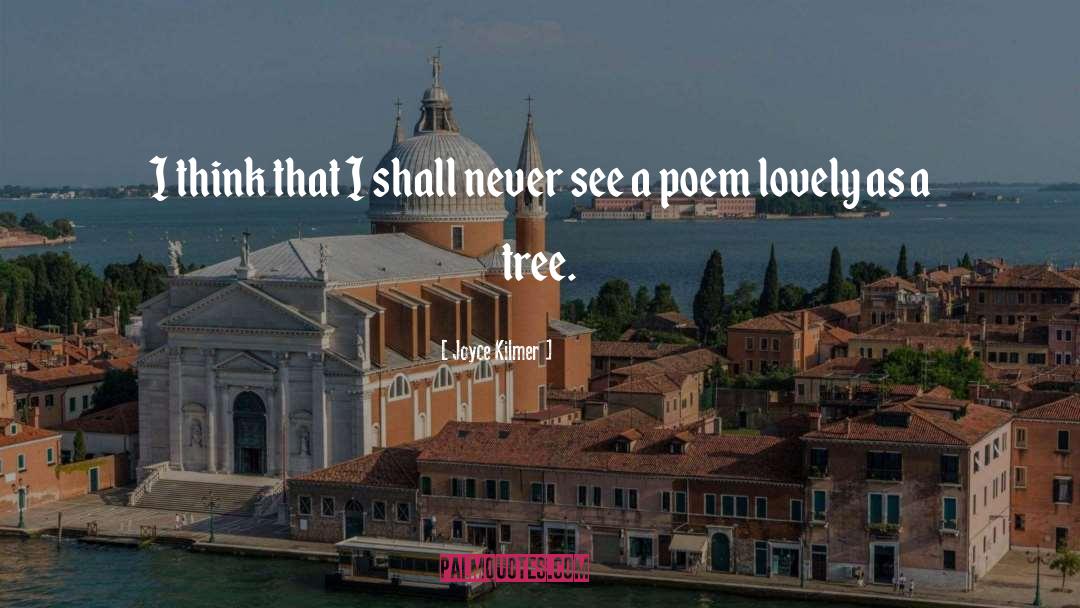 Sufi Poem quotes by Joyce Kilmer