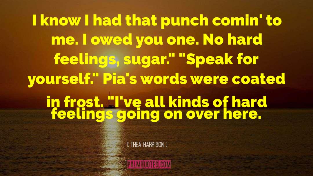 Sugar Coated Preaching quotes by Thea Harrison