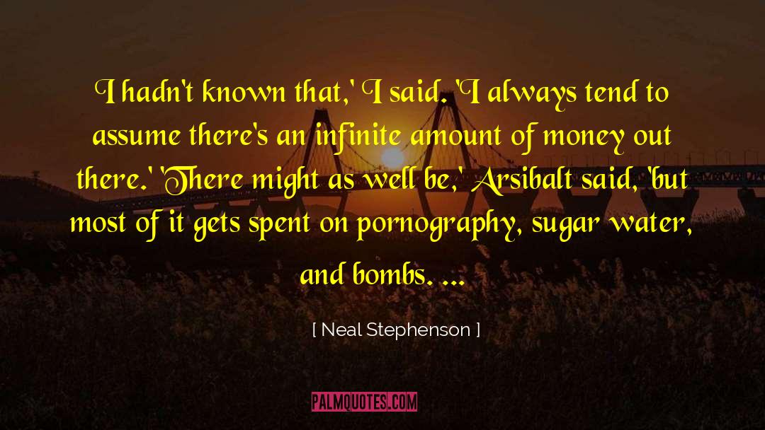 Sugar Coating quotes by Neal Stephenson