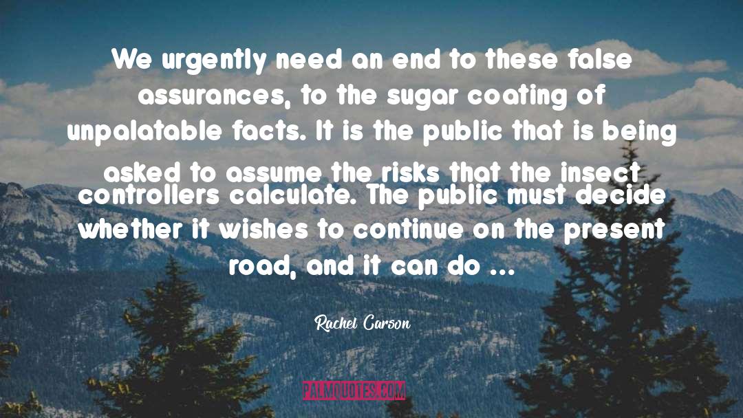 Sugar Coating quotes by Rachel Carson