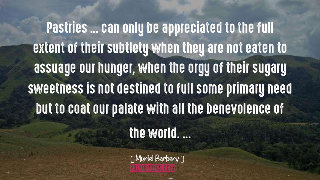 Sugary quotes by Muriel Barbery