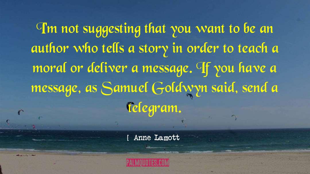 Suggesting quotes by Anne Lamott