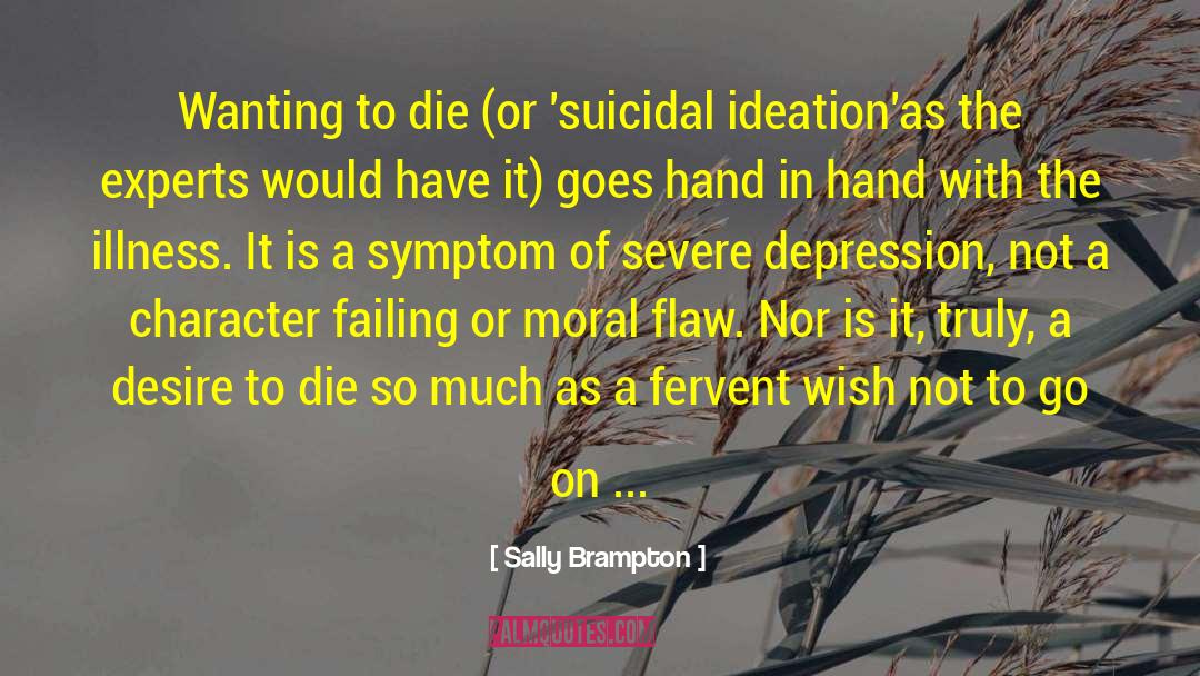 Suicidal quotes by Sally Brampton