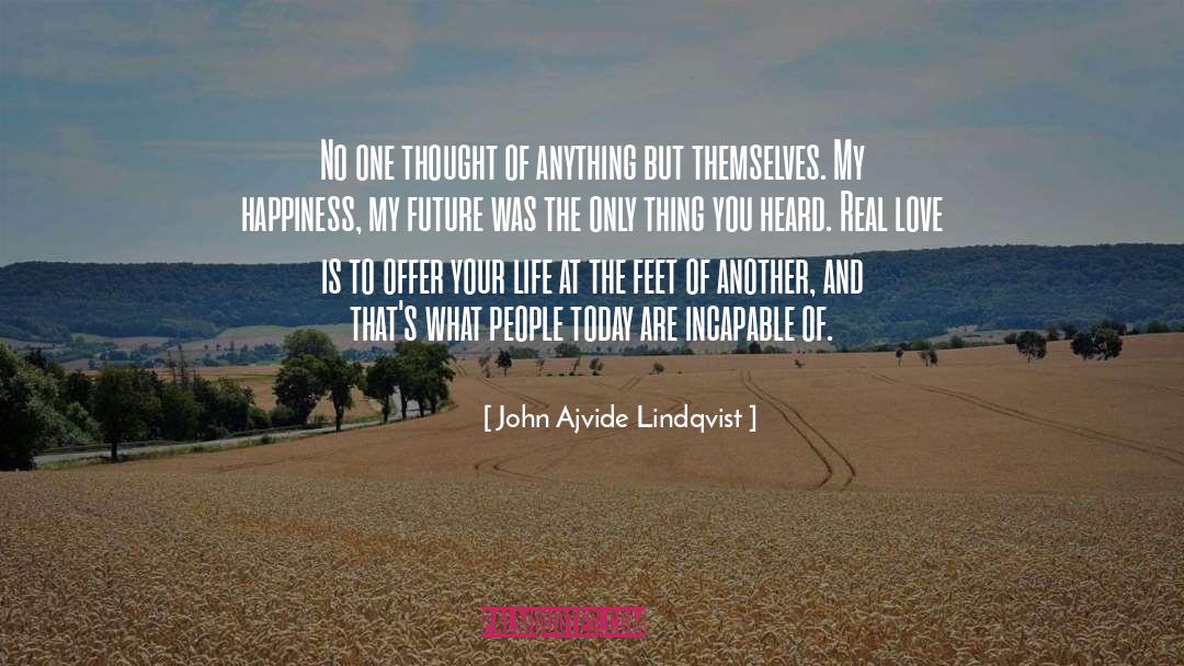 Suicidal Thought quotes by John Ajvide Lindqvist