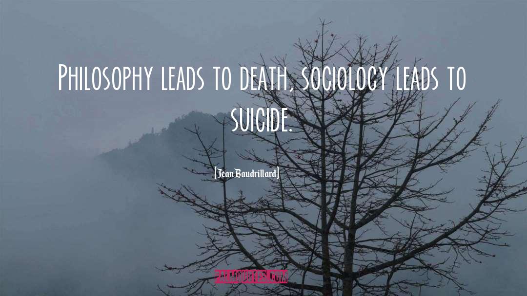 Suicide Boys quotes by Jean Baudrillard