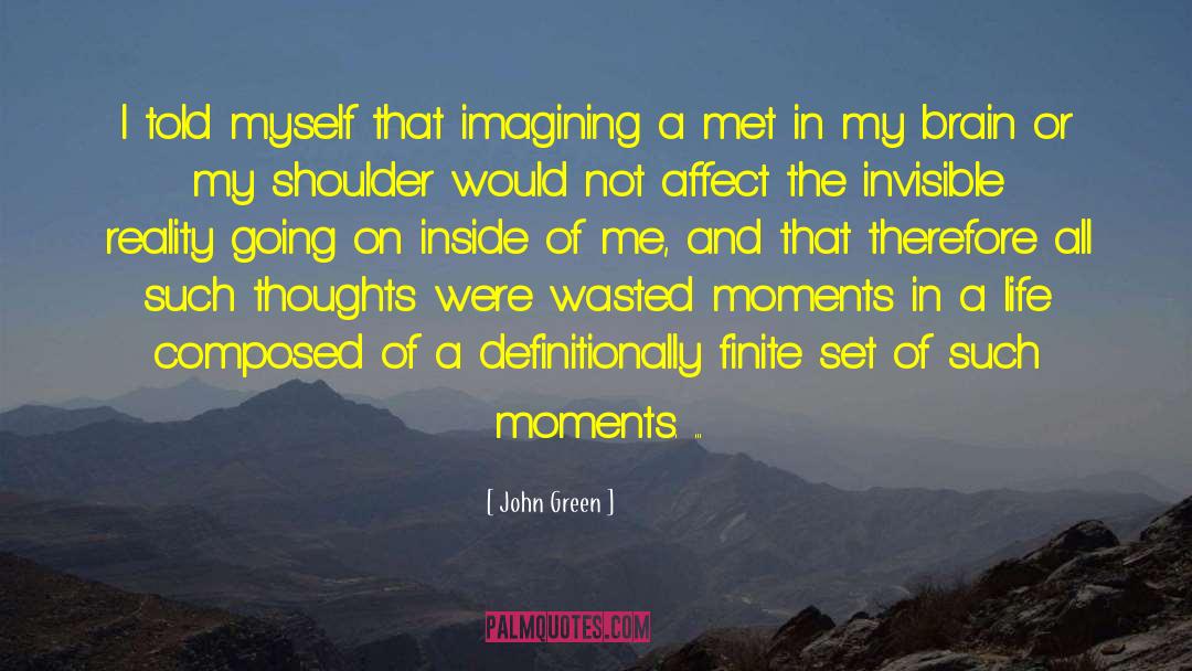 Suicide Thoughts quotes by John Green