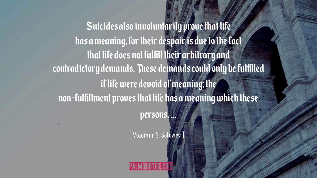 Suicides quotes by Vladimir S. Soloviev