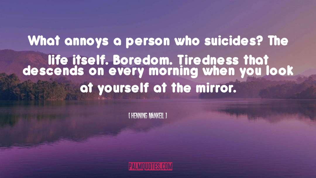 Suicides quotes by Henning Mankell