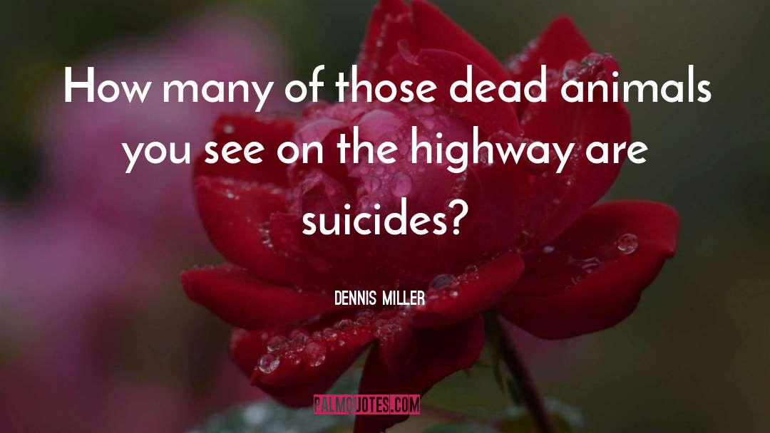 Suicides quotes by Dennis Miller