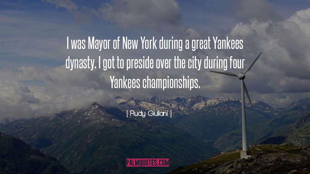 Suikyu Yankees quotes by Rudy Giuliani