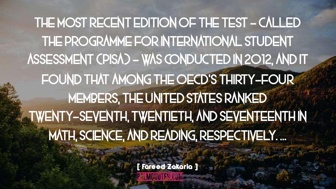 Suisse Programme quotes by Fareed Zakaria