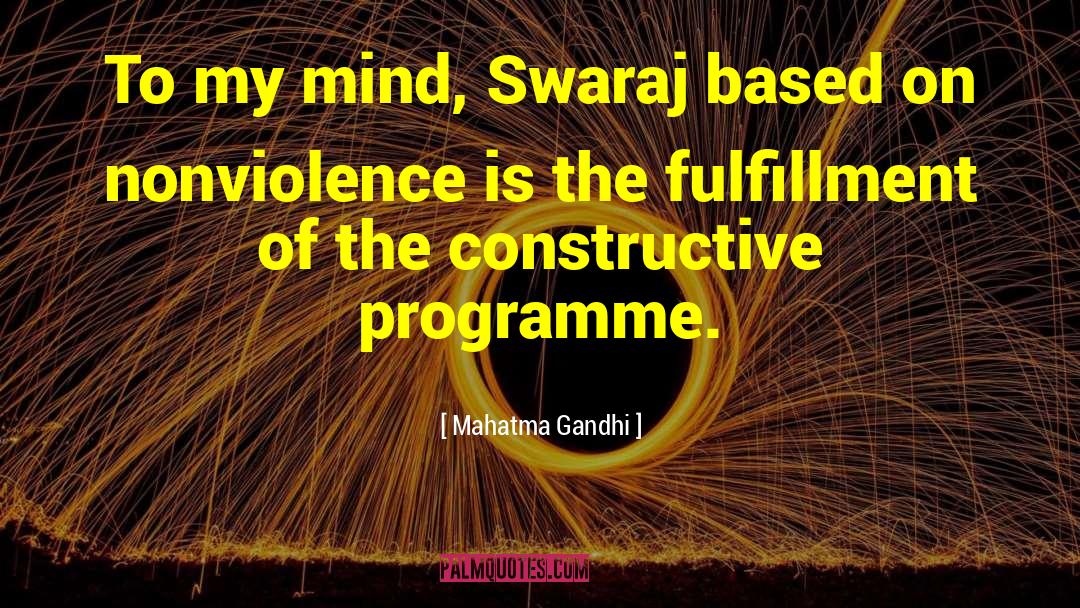 Suisse Programme quotes by Mahatma Gandhi