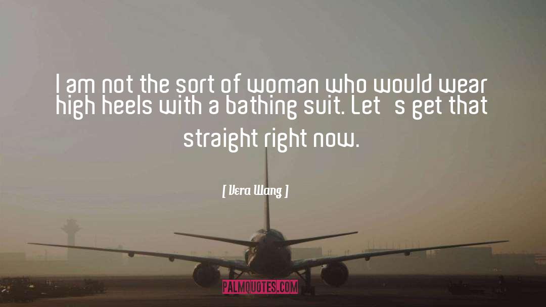 Suit quotes by Vera Wang
