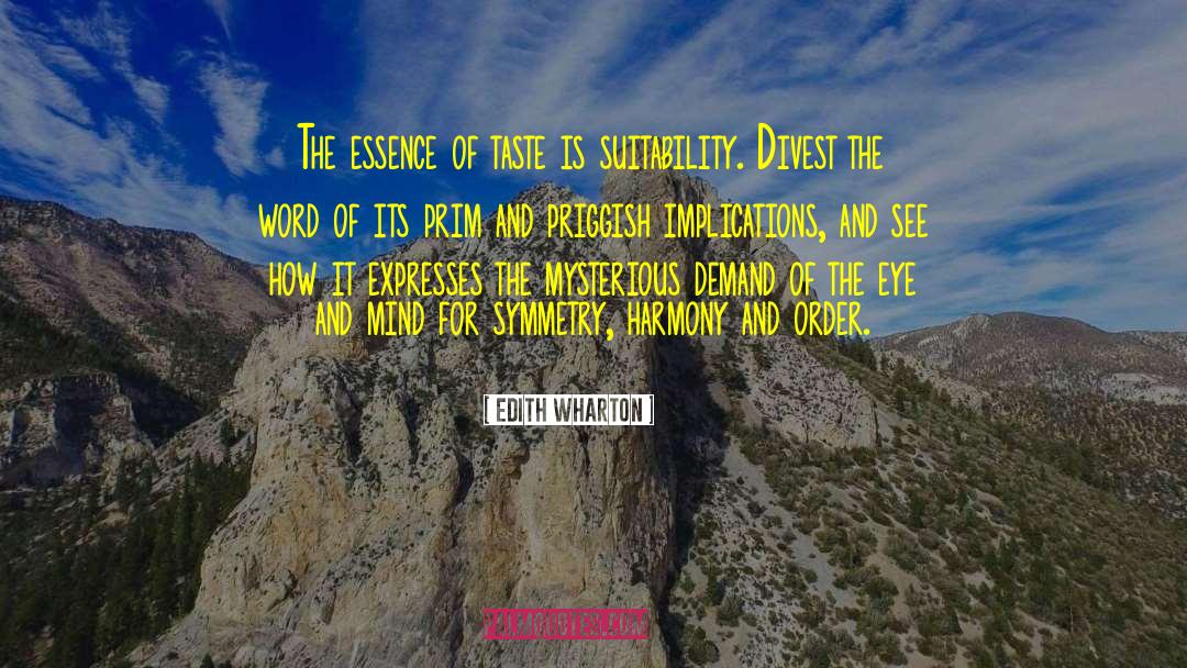 Suitability quotes by Edith Wharton