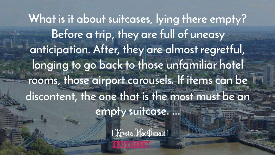 Suitcase quotes by Krysta MacDonald