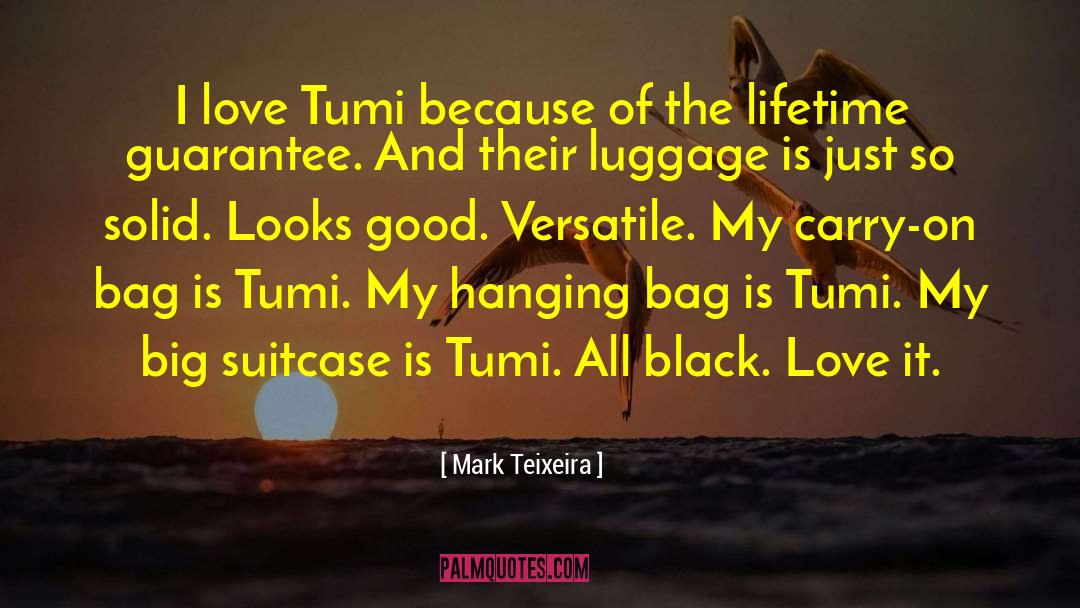 Suitcases quotes by Mark Teixeira