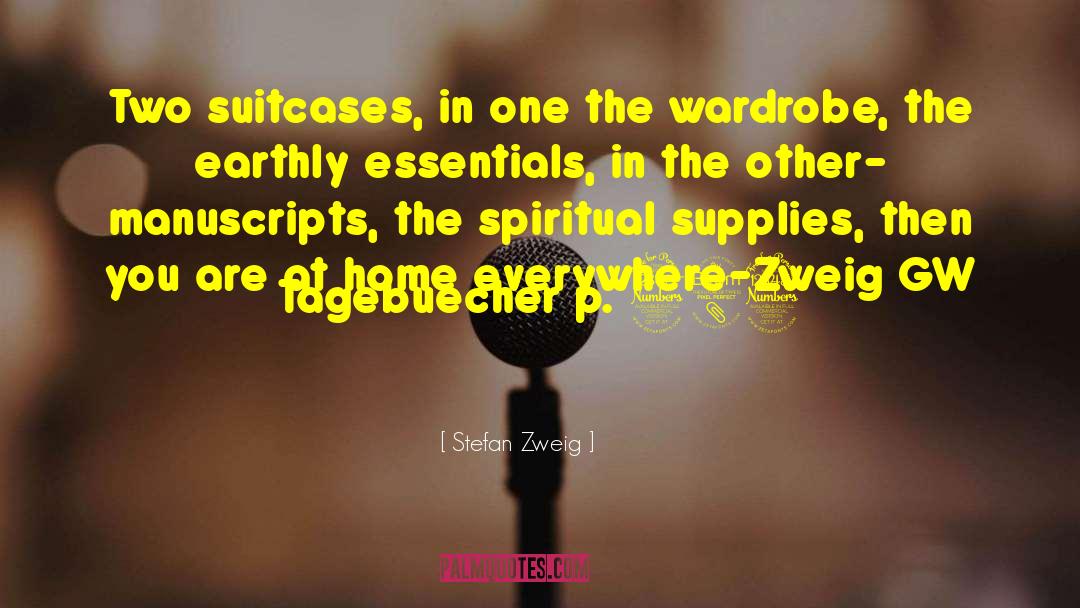 Suitcases quotes by Stefan Zweig