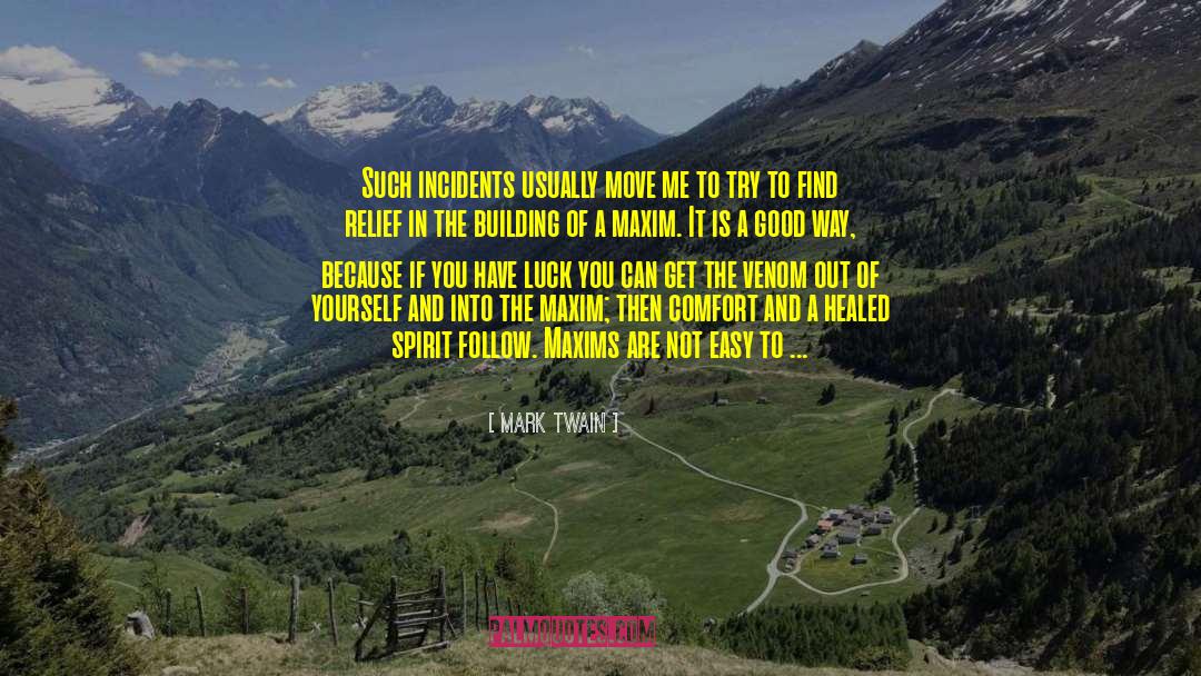 Suits You quotes by Mark Twain