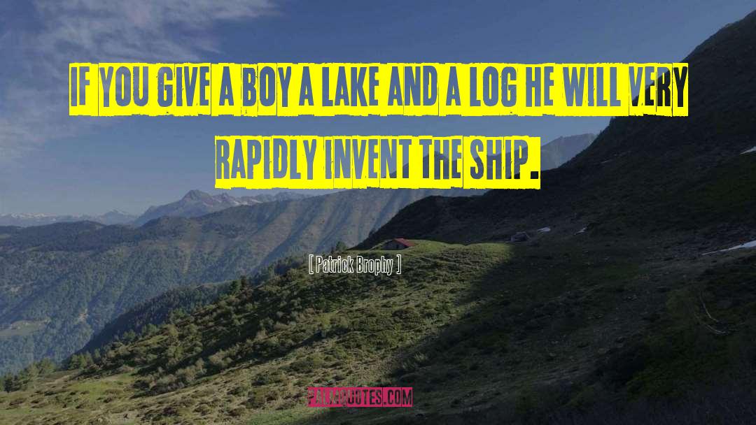 Sukhna Lake quotes by Patrick Brophy