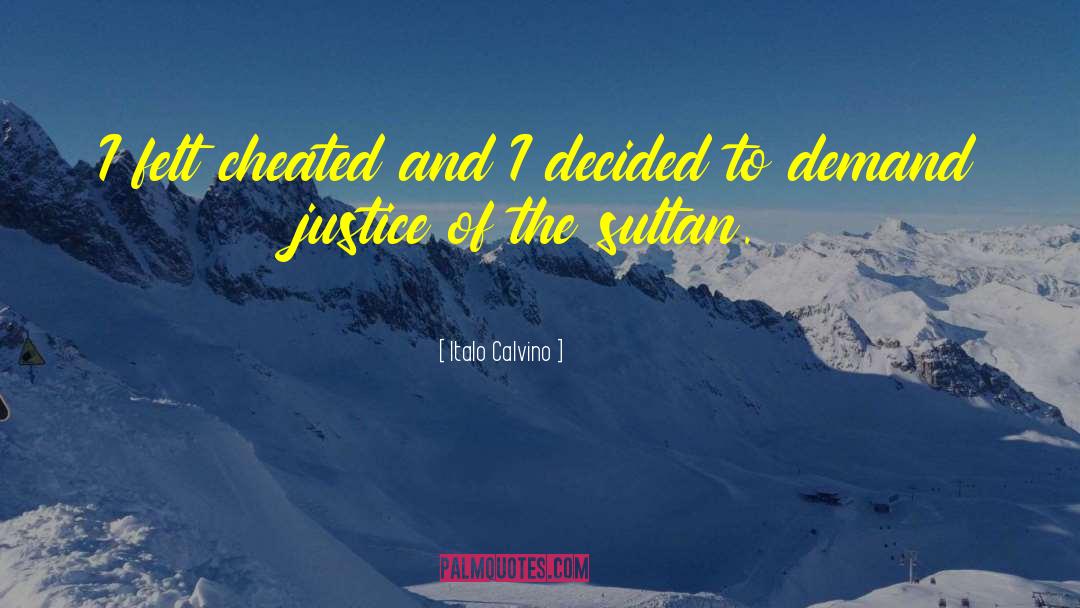 Sultan quotes by Italo Calvino