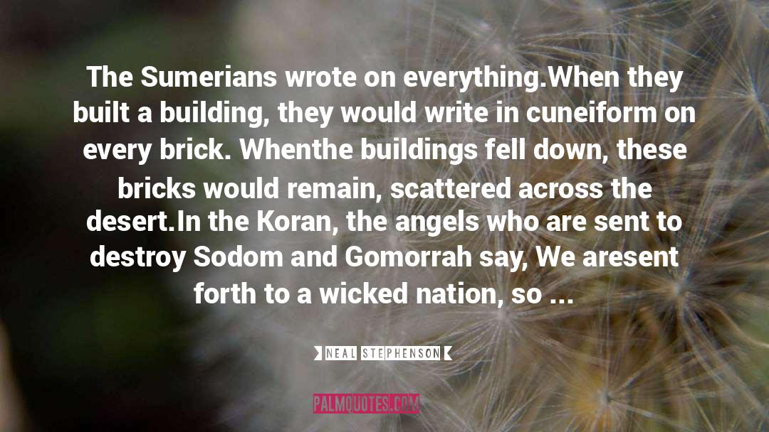 Sumerians quotes by Neal Stephenson
