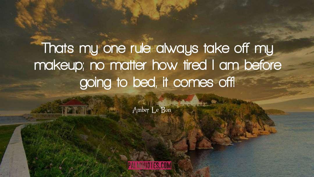 Sumitu Bed quotes by Amber Le Bon